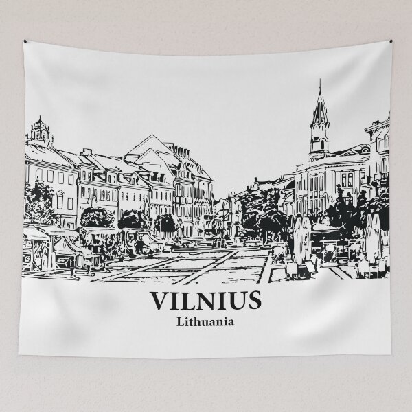 Item preview, Vilnius - Lithuania designed and sold by Lakeric Cityscapes.
