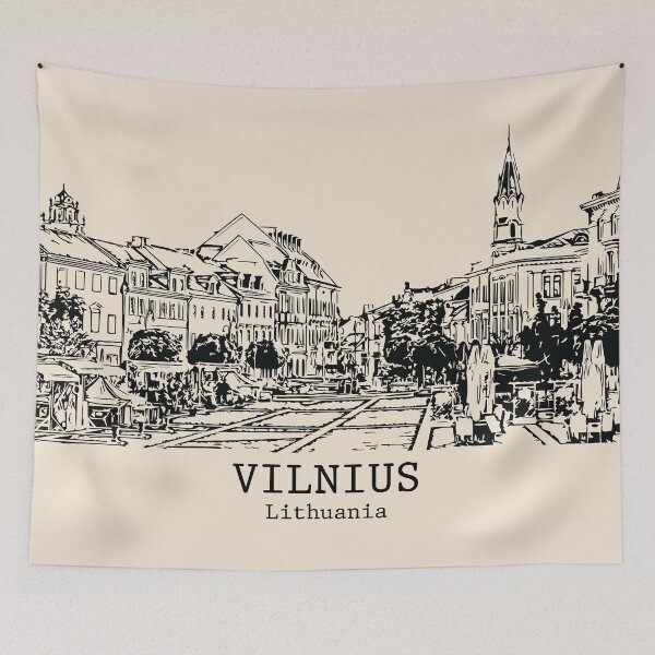 Item preview, Vilnius - Lithuania designed and sold by Lakeric Cityscapes.