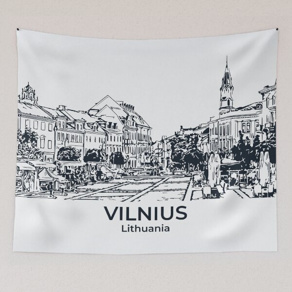 Item preview, Vilnius - Lithuania designed and sold by Lakeric Cityscapes.