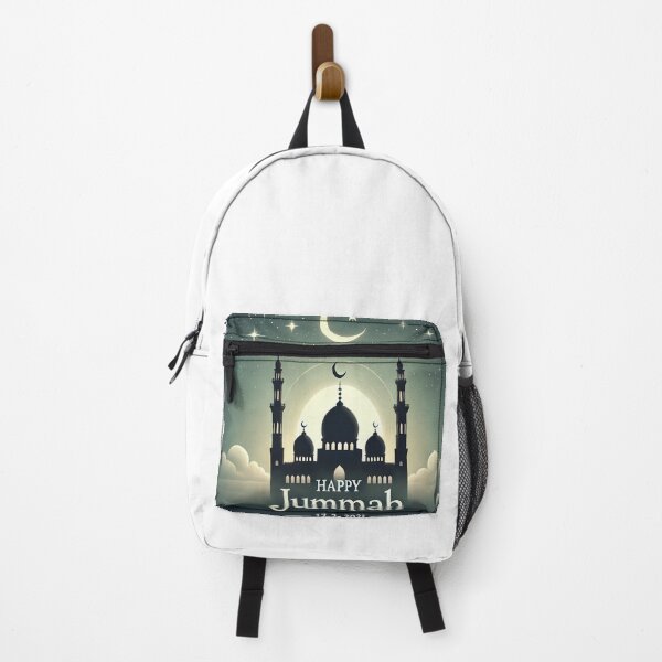 Item preview, Happy Jummah | Islamic Mosque & Crescent Moon | Blessed Friday Design designed and sold by AkilaCreations .