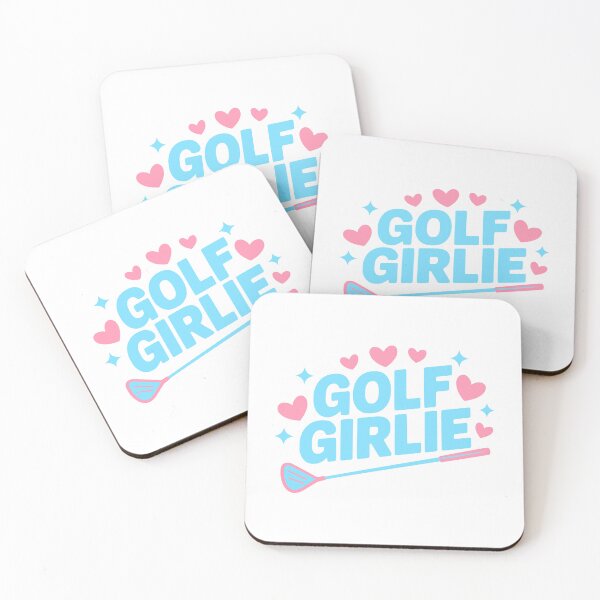 Item preview, Golf Girlie! Pink And Blue Golfing designed and sold by PMCreative.
