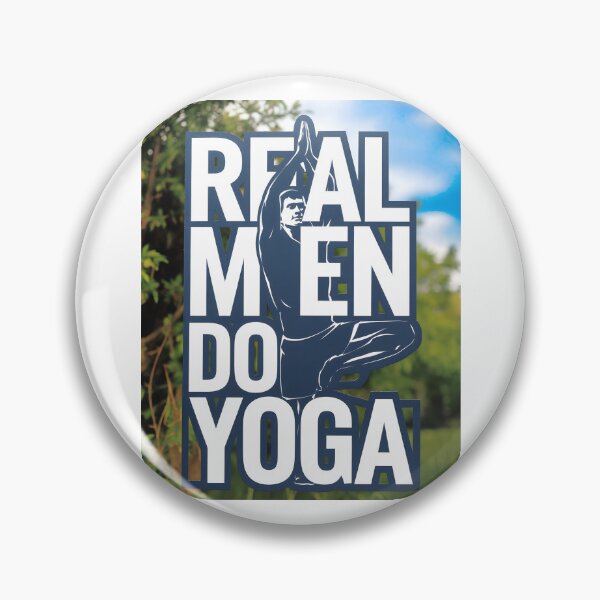 Item preview, Real Men Do Yoga designed and sold by Vivid Art Zone.