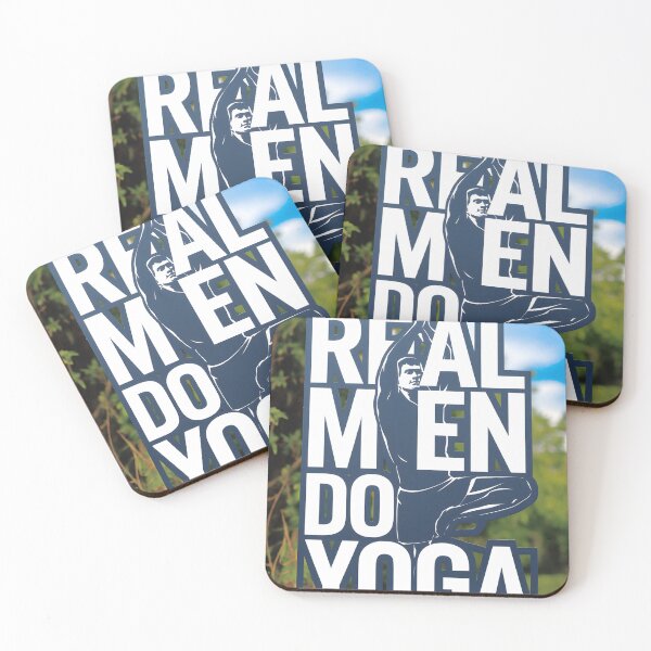 Item preview, Real Men Do Yoga designed and sold by Vivid Art Zone.