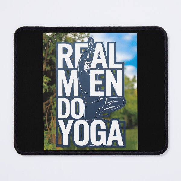 Item preview, Real Men Do Yoga designed and sold by Vivid Art Zone.