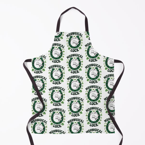 Item preview, Meowgical Luck – St. Patrick’s Day Black Cat designed and sold by Taans-Creation.