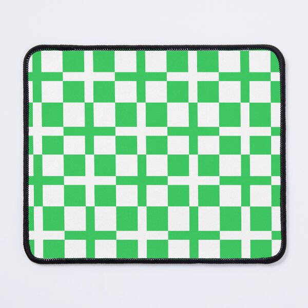 Item preview, Green White Cross Check Stripes Pattern designed and sold by PatternTitan.