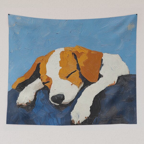 Item preview, Beagle | Post-impressionist painting style designed and sold by ComicsFactory.