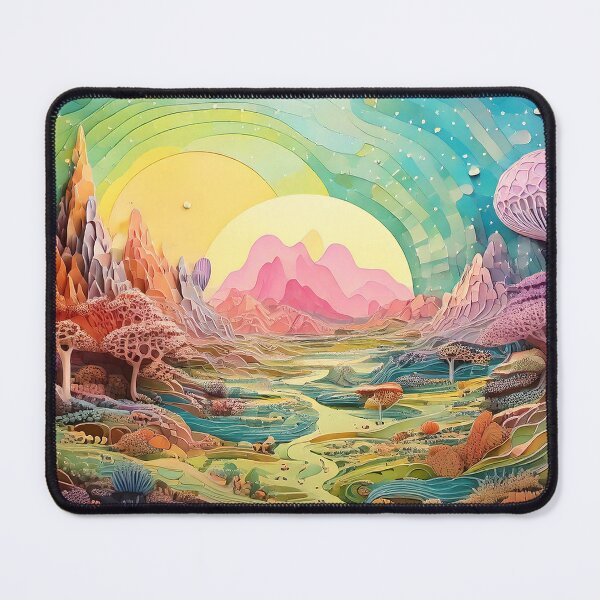 Item preview, Sunny Mountains | Psychedelic Landscapes | Sublime Nature designed and sold by monkeybusiness.pt.