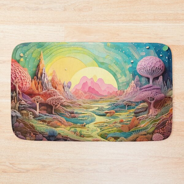 Item preview, Sunny Mountains | Psychedelic Landscapes | Sublime Nature designed and sold by monkeybusiness.pt.