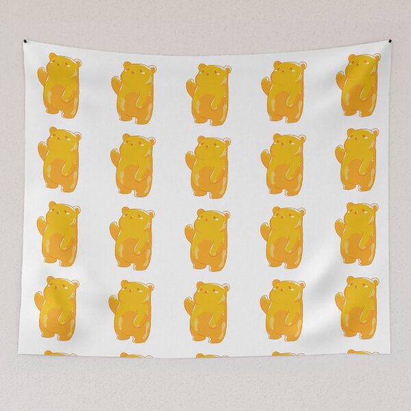 Item preview, Wavin' Bear- Yellow  designed and sold by IceCubeMarket.