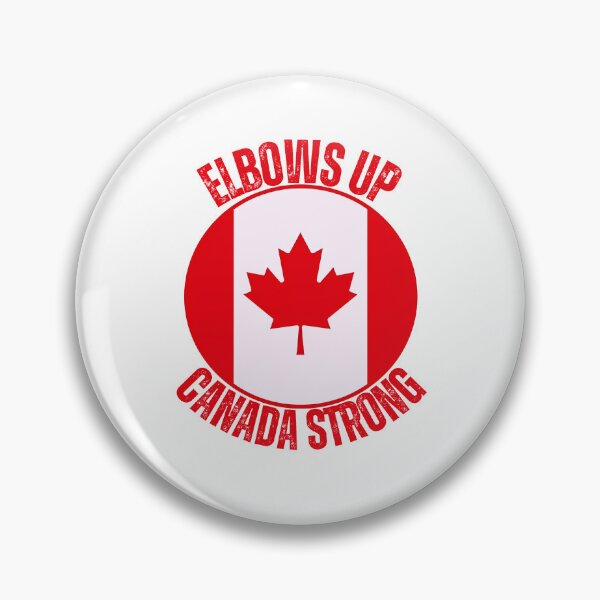 Item preview, Elbows Up, Canada Strong: Canadian Pride Design With Maple Leaf Flag and Inspiring Message designed and sold by elynne9.
