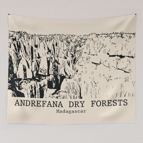 Item preview, Andrefana Dry Forests - Madagascar designed and sold by Lakeric Cityscapes.