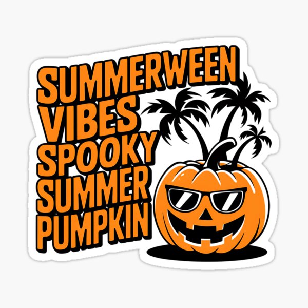 Item preview, Summerween Vibes – Spooky Halloween in Summer designed and sold by TeeGrit.