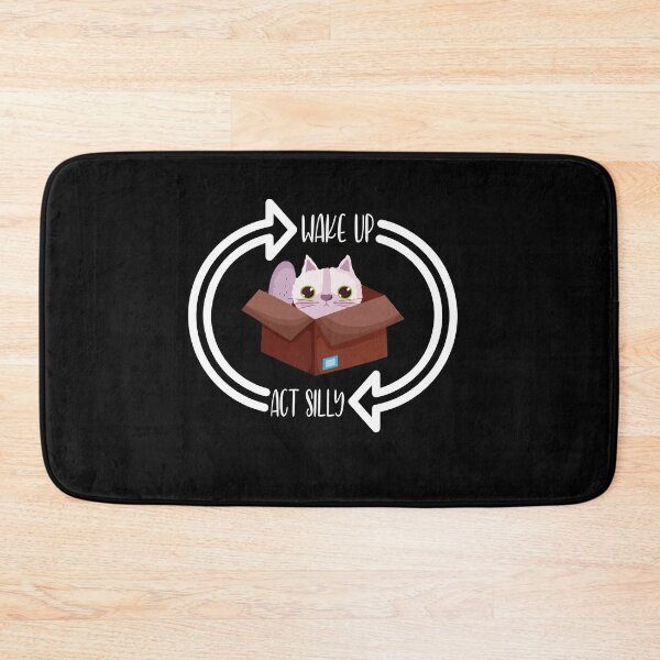 Item preview, Wake Up Act Silly Cat Funny Animal Kitten Lovers designed and sold by Dressed For  Duty.