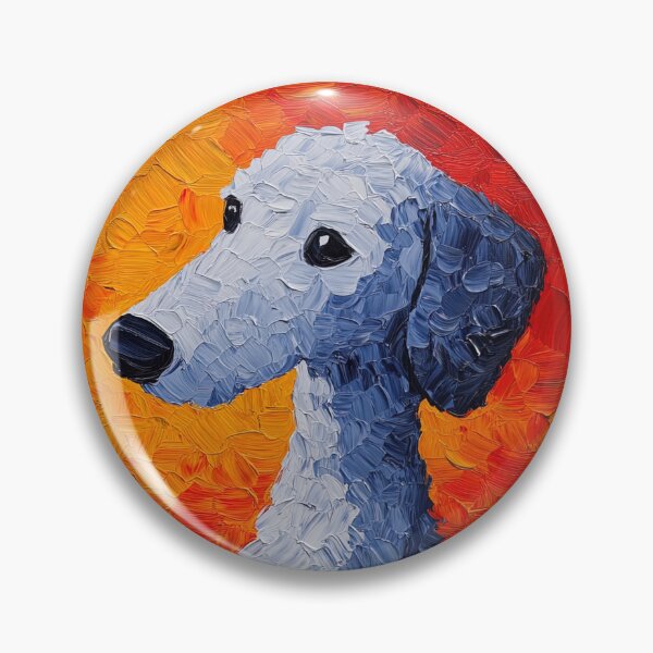 Item preview, Bedlington Terrier | Post-impressionist painting style designed and sold by ComicsFactory.