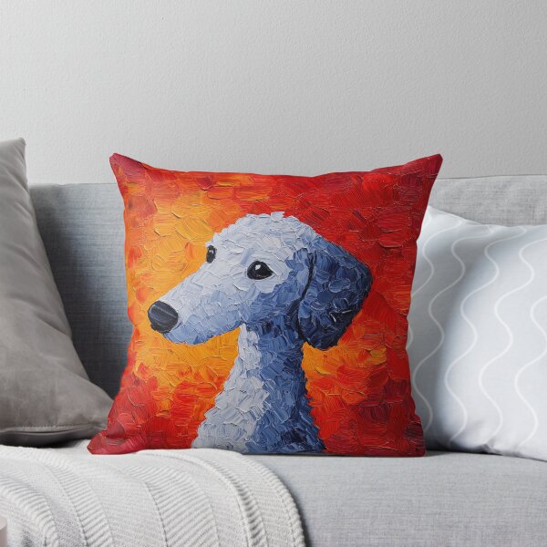 Item preview, Bedlington Terrier | Post-impressionist painting style designed and sold by ComicsFactory.