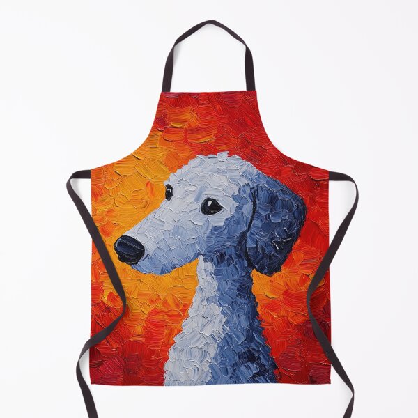 Item preview, Bedlington Terrier | Post-impressionist painting style designed and sold by ComicsFactory.