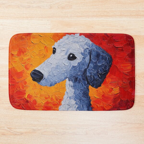 Item preview, Bedlington Terrier | Post-impressionist painting style designed and sold by ComicsFactory.