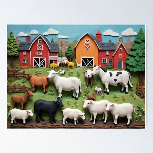 Item preview, Cute cows animal farm 2 designed and sold by Reignchaos80.