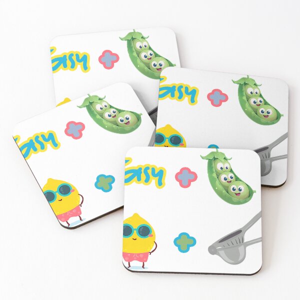 Item preview, Easy Peasy Lemon Squeezy - Funny Food Pun designed and sold by ZYRAN Designs Studio.