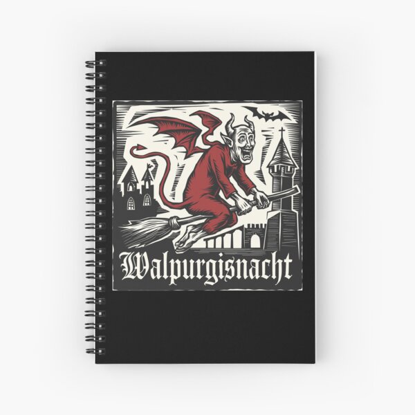 Artikel-Vorschau von Walpurgisnacht Hexen Teufel Hexe auf Besen, designt und verkauft von yoddel.