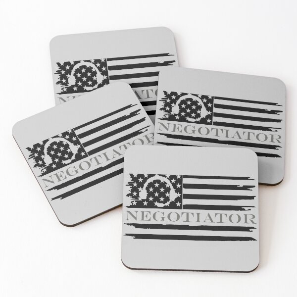 Item preview, Negotiator flag on gray designed and sold by DRJ21.