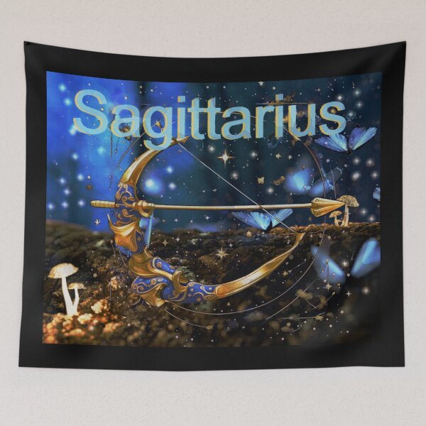 Item preview, Sagittarius Pop Art Bow Arrow and Butterflies designed and sold by Helios Be. Lavsh.