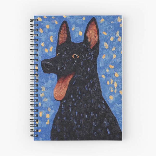 Item preview, Belgian Shepherd | Post-impressionist painting style designed and sold by ComicsFactory.