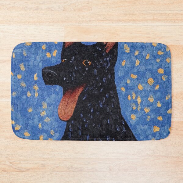 Item preview, Belgian Shepherd | Post-impressionist painting style designed and sold by ComicsFactory.