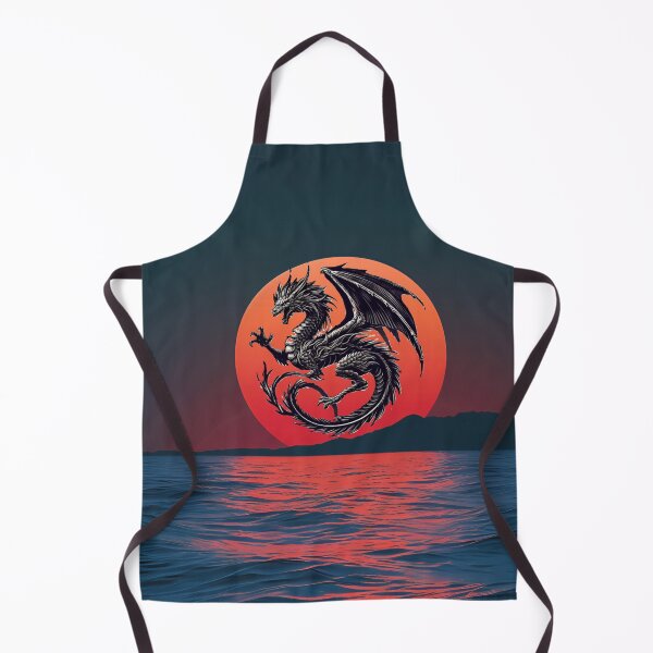 Item preview, Wyvern Soaring Over Sunset Ocean designed and sold by martinspixs.