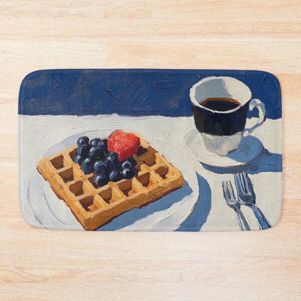 Item preview, Belgian waffle | Post-impressionist painting style designed and sold by ComicsFactory.