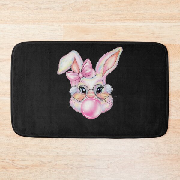 Item preview, Cute Bunny Face Tie Dye Glasses Easter Bunny Coquette Bow designed and sold by TalalosART.