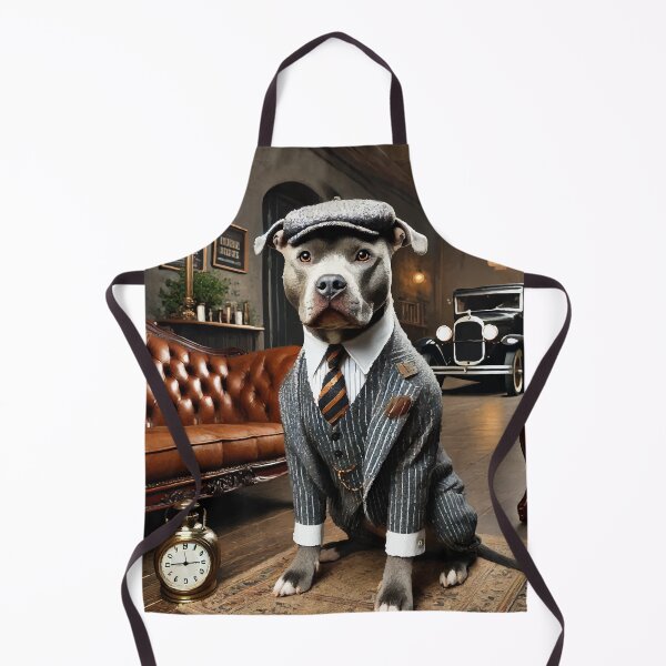Item preview, The Peaky Pitbull: 1920s Gangster Elegance designed and sold by AbstractAnom.
