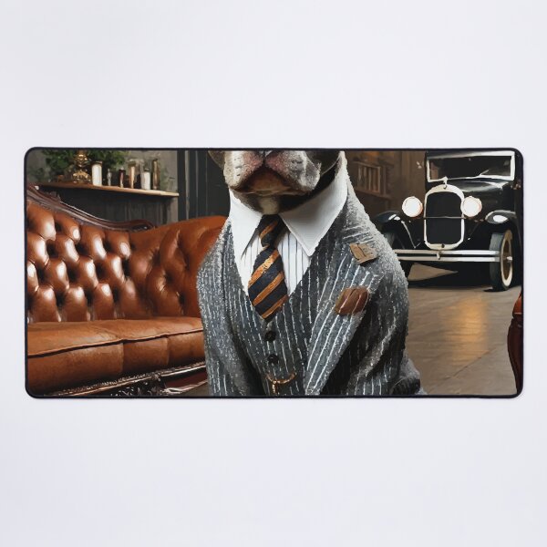 Item preview, The Peaky Pitbull: 1920s Gangster Elegance designed and sold by AbstractAnom.