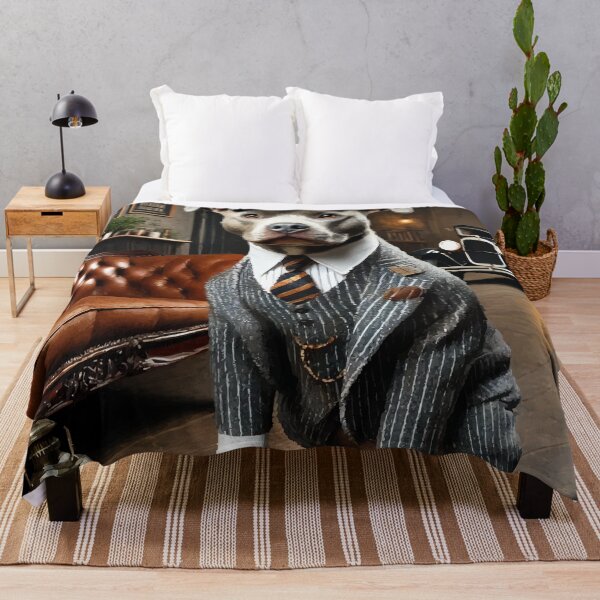 Item preview, The Peaky Pitbull: 1920s Gangster Elegance designed and sold by AbstractAnom.