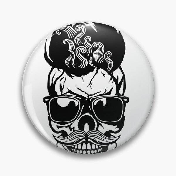 Item preview, hipster skull skull mustache mustache designed and sold by Achille3777.