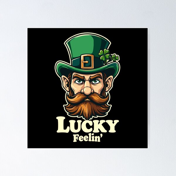 Item preview, Feelin' Lucky Leprechaun St. Patrick's Day designed and sold by ThreadsInfinite.