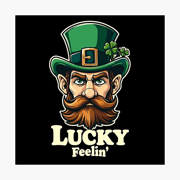 Aperçu de l'œuvre Feelin' Lucky Leprechaun St. Patrick's Day créée et vendue par ThreadsInfinite.
