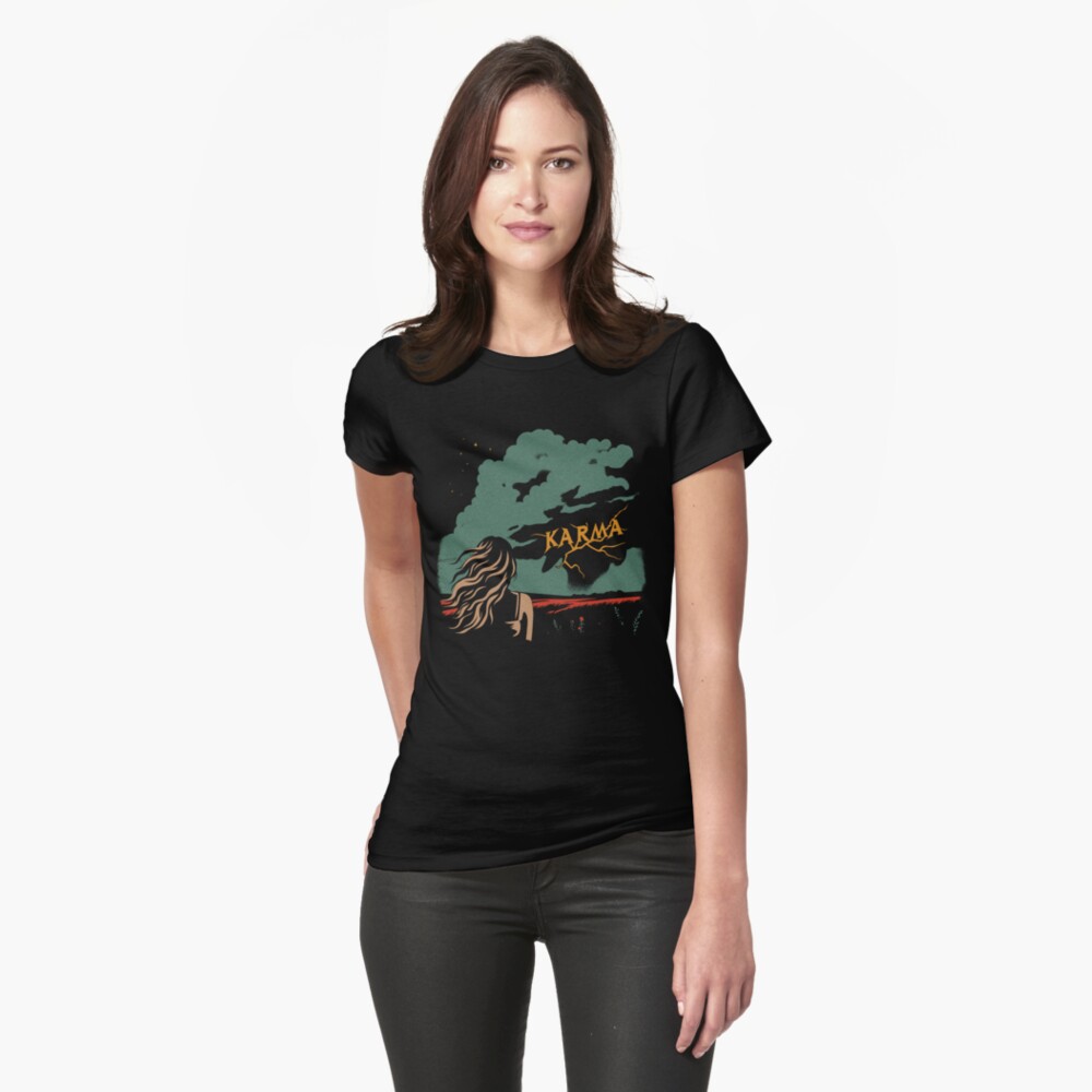 Item preview, Fitted T-Shirt designed and sold by v-nerd.