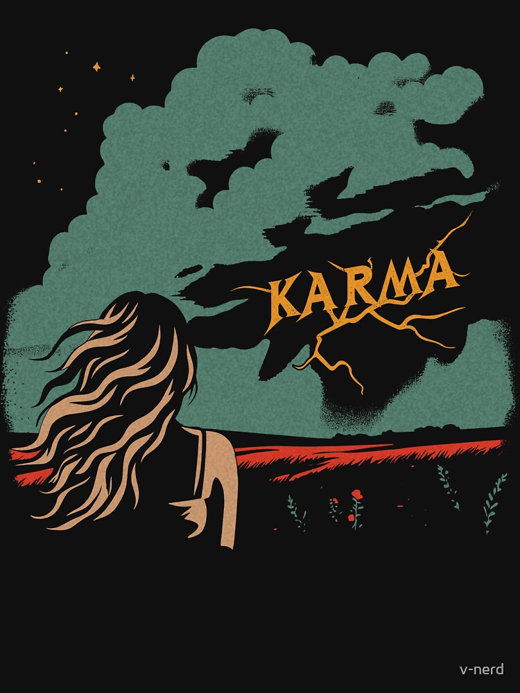 Thumbnail 7 of 7, Essential T-Shirt, Karma designed and sold by v-nerd.
