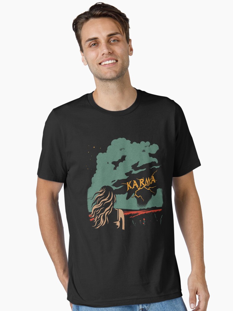Thumbnail 1 of 7, Essential T-Shirt, Karma designed and sold by v-nerd.