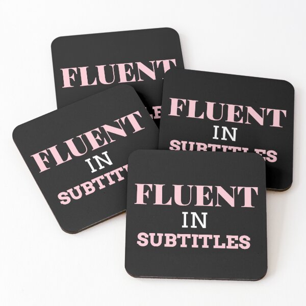 Item preview, FLUENT IN SUBTITLES designed and sold by elvadragon.