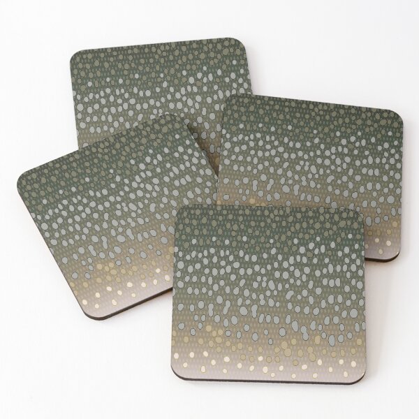 Item preview, Lake Trout Skin Pattern Lake Ice Fishing Design designed and sold by BikeVoucherJr.