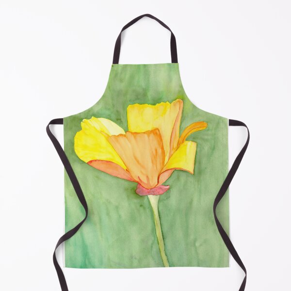 Item preview, California Poppy, original watercolor painting designed and sold by SharonRoseR.