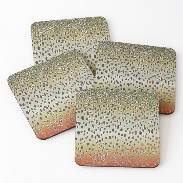 Item preview, Brown Trout Skin Pattern Fly Fishing Design designed and sold by BikeVoucherJr.