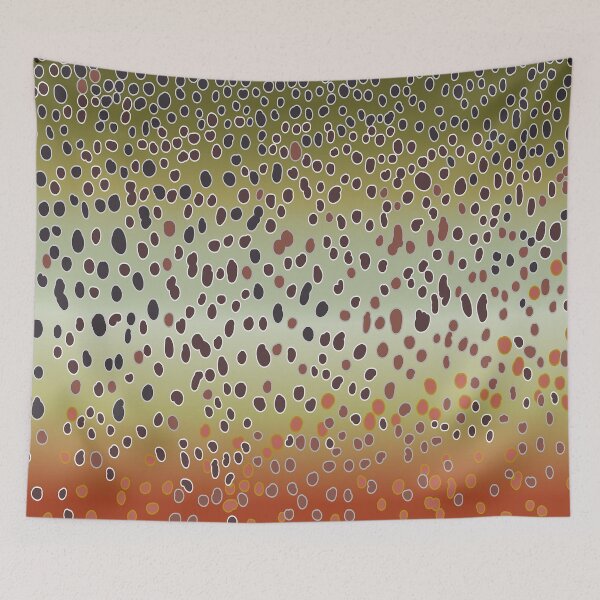 Item preview, Brown Trout Skin Pattern Fly Fishing Design designed and sold by BikeVoucherJr.