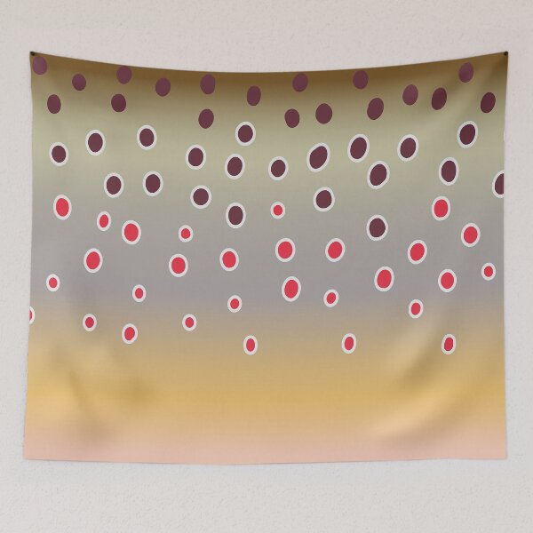 Item preview, Young Brown Trout Skin Pattern Fly Fishing Design designed and sold by BikeVoucherJr.