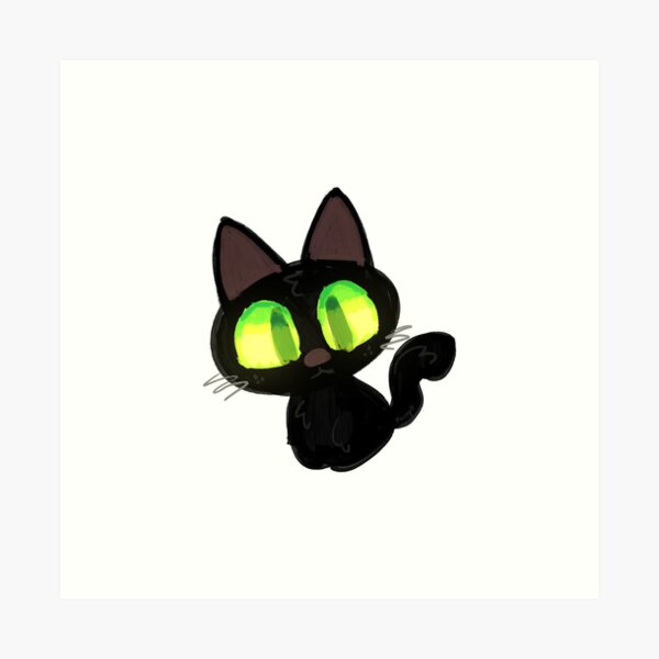 Item preview, Black cat designed and sold by Foxxey.