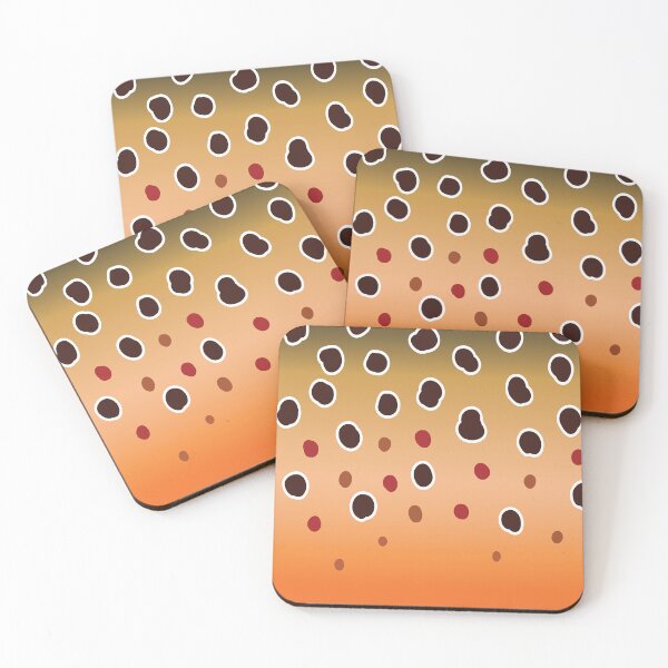 Item preview, Simple Brown Trout Skin Pattern Fly Fishing Design designed and sold by BikeVoucherJr.