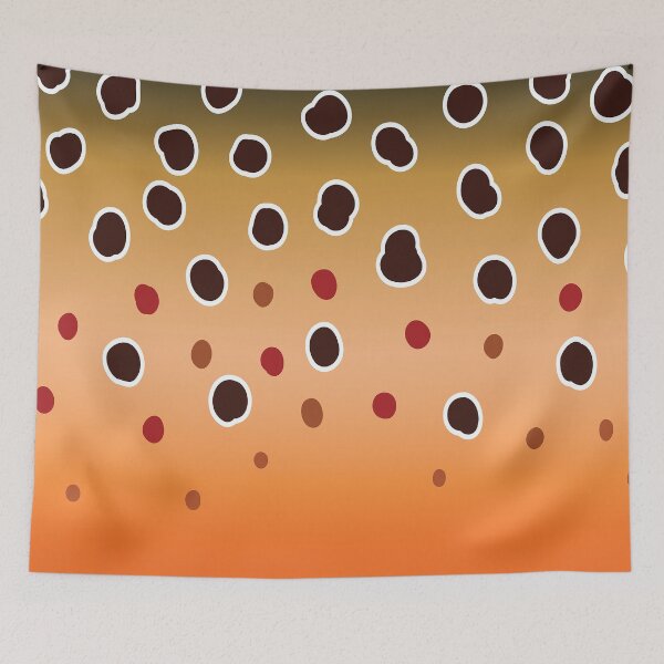Item preview, Simple Brown Trout Skin Pattern Fly Fishing Design designed and sold by BikeVoucherJr.